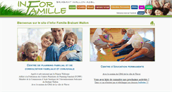Desktop Screenshot of inforfamillebw.org